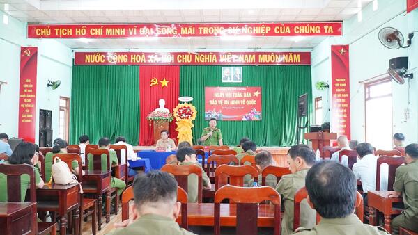 UBND XÃ THỌ PHONG TỔ CHỨC NGÀY HỘI TOÀN DÂN BẢO VỆ AN NINH TỔ QUỐC NĂM 2025